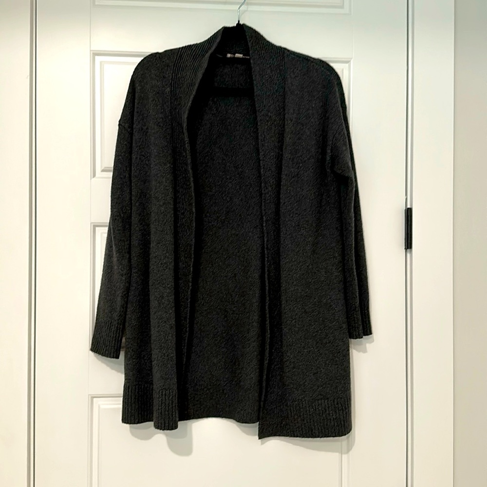 Super soft and cozy long grey cardigan